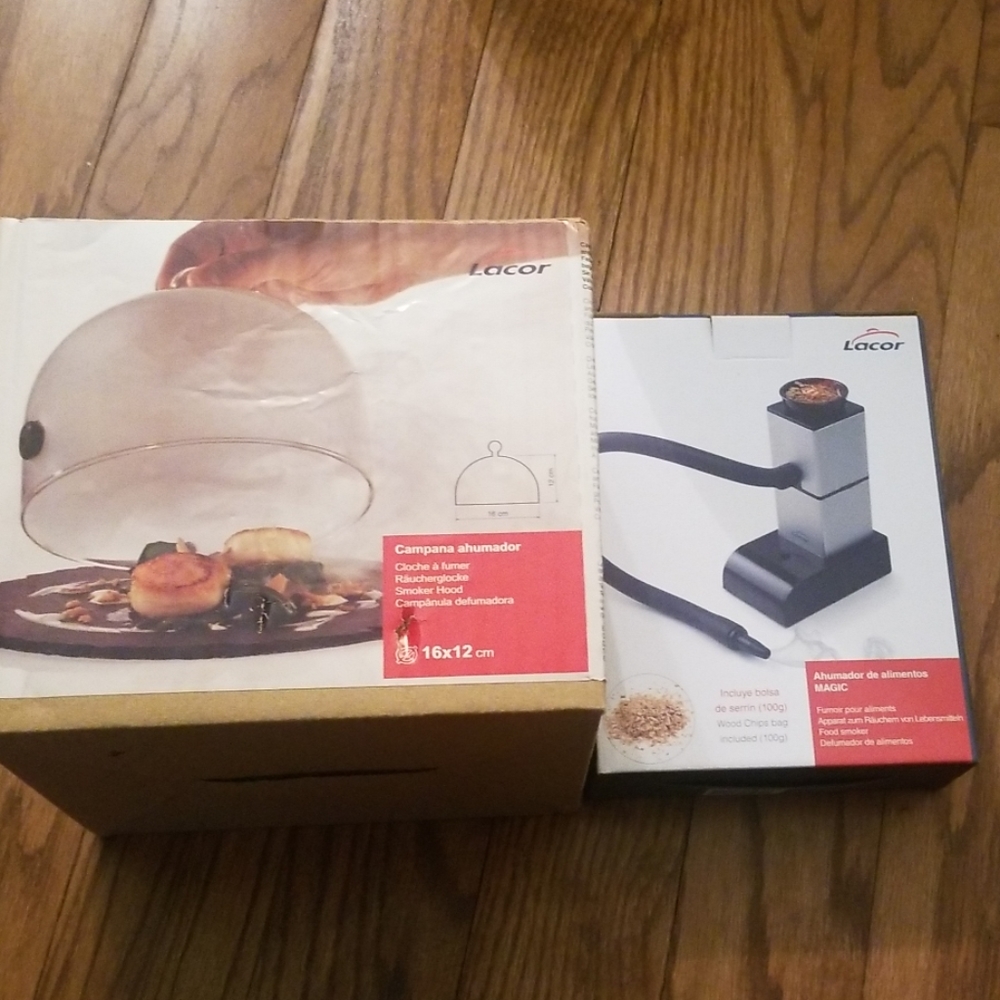 Lacor- Food Smoker with smoker hood